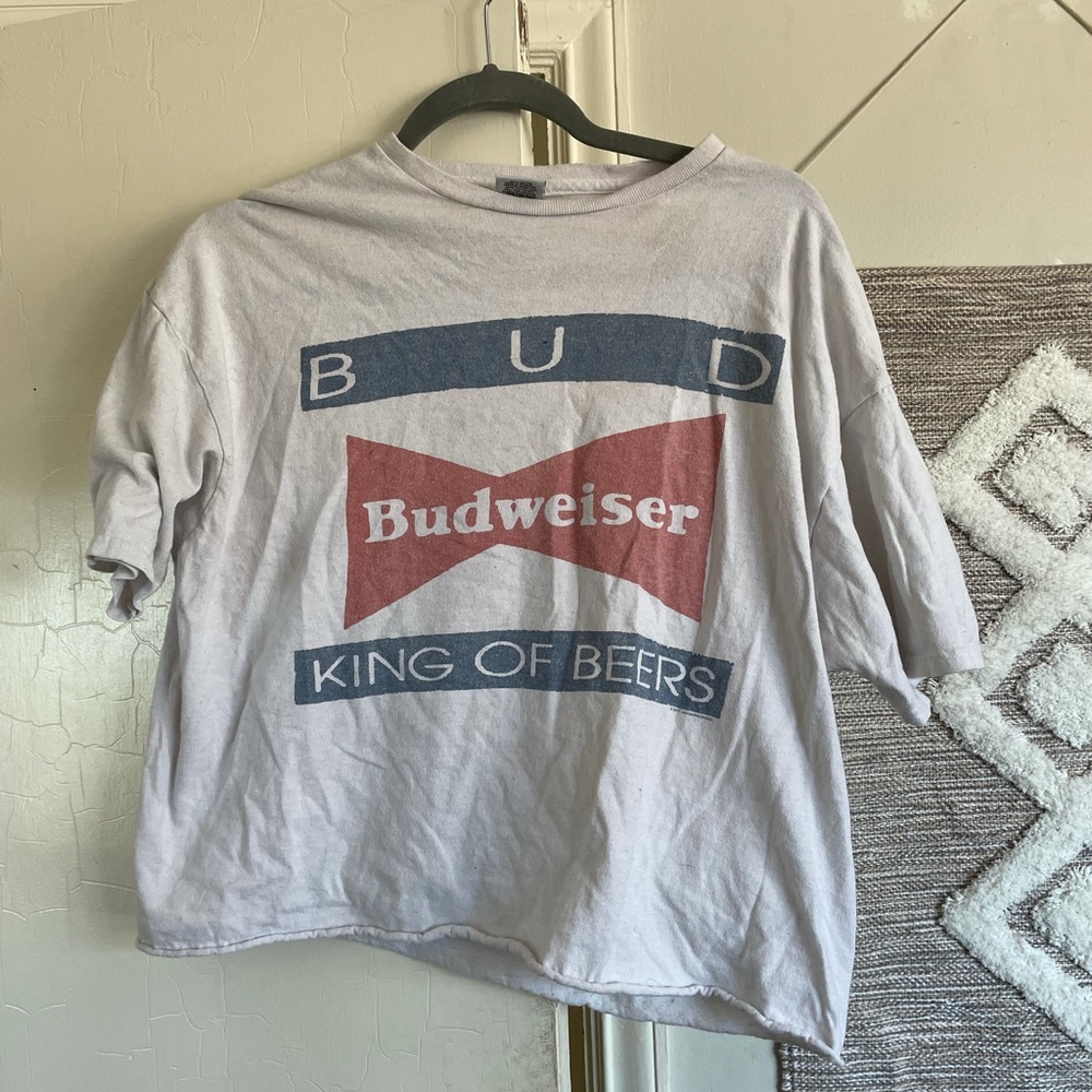 Budweiser (Junk Food) cropped t shirt